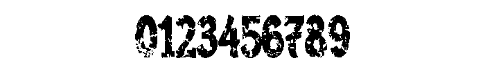 Distressed Granite Bold Regular Font OTHER CHARS