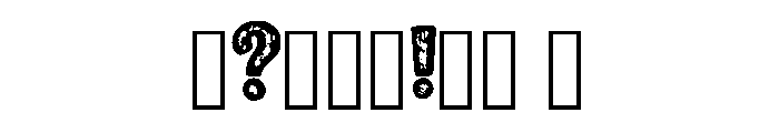 Distressed Grunge By Sq Regular Font OTHER CHARS