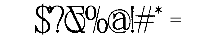 Distressed Sherlock Regular Font OTHER CHARS
