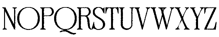 Distressed Sherlock Regular Font UPPERCASE