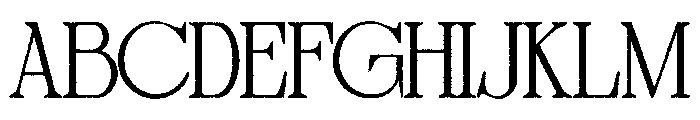 DistressedSherlock-Regular Font UPPERCASE