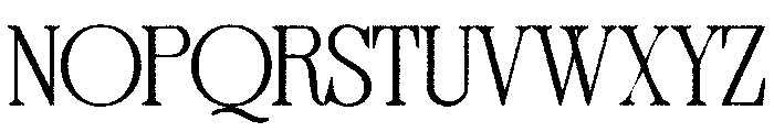 DistressedSherlock-Regular Font UPPERCASE