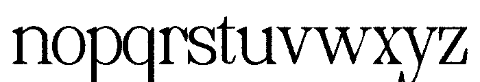 DistressedSherlock-Regular Font LOWERCASE