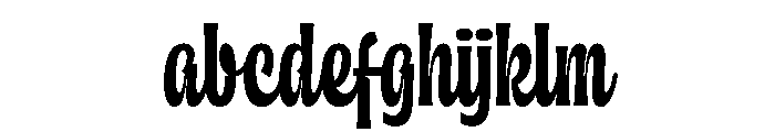 District Letters Script Regular FONT