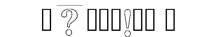 Diver Regular Font OTHER CHARS