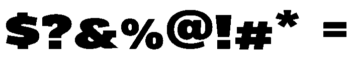 Divergent Strong Font OTHER CHARS