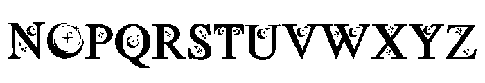 Divie Star Font UPPERCASE