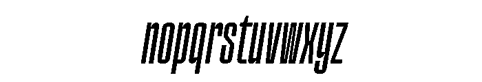 Division Grotesk Oblique Font LOWERCASE