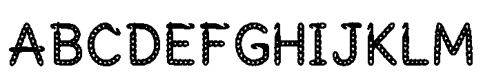 Dixie Regular Font UPPERCASE