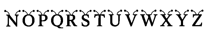 Dixon Regular Font UPPERCASE
