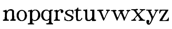dian Font LOWERCASE