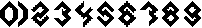 DIAMOND Bold otf (700) Font OTHER CHARS
