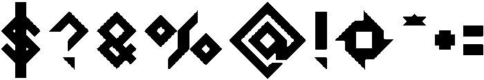 DIAMOND Bold otf (700) Font OTHER CHARS