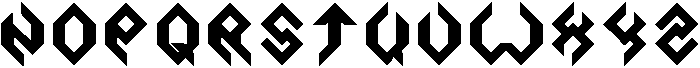 DIAMOND Bold otf (700) Font UPPERCASE