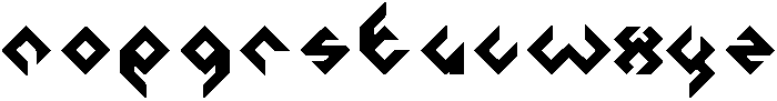 DIAMOND Bold otf (700) Font LOWERCASE