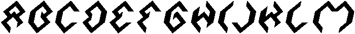 DIAMOND Italic otf (400) Font UPPERCASE