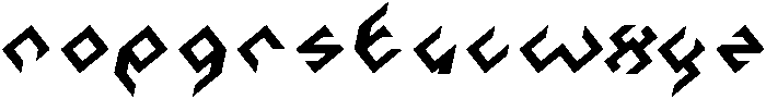 DIAMOND Italic otf (400) Font LOWERCASE