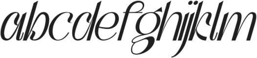 DIFFERENT MESSAGES LIGHT ITALIC otf (300) Font LOWERCASE