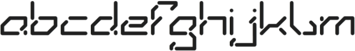 DIGITAL CURRENCY-Light otf (300) Font LOWERCASE