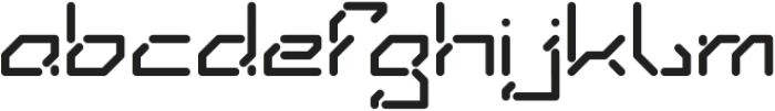 DIGITAL CURRENCY otf (400) Font LOWERCASE