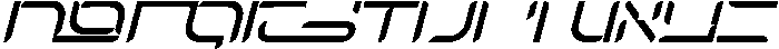 DIGITAL DIVIDE ITALIC otf (400) Font UPPERCASE