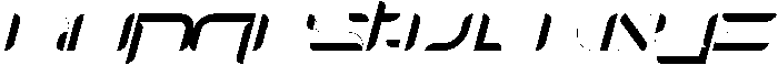 DIGITAL DIVIDE ITALIC otf (400) Font LOWERCASE