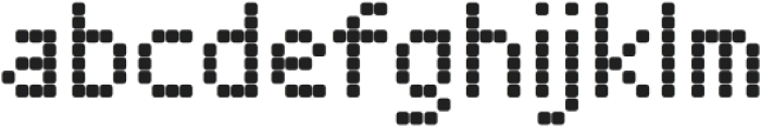 DIGITALIZERegular otf (400) Font LOWERCASE