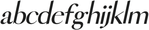 DIGNIFIED-Italic otf (400) Font LOWERCASE