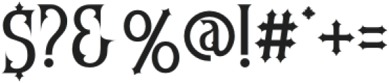 DIOMECA-Regular otf (400) Font OTHER CHARS