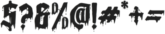 Diabolic Diabolic otf (400) Font OTHER CHARS
