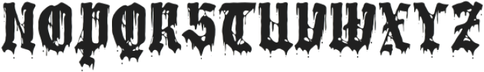Diabolic Diabolic otf (400) Font UPPERCASE