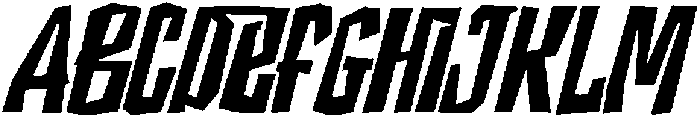 Diagnose Diseases Regular Italic otf (400) Font UPPERCASE
