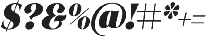Dialecta Display ExtraBold Italic otf (700) Font OTHER CHARS