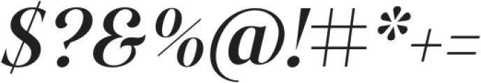 Dialecta Display Medium Italic otf (500) Font OTHER CHARS