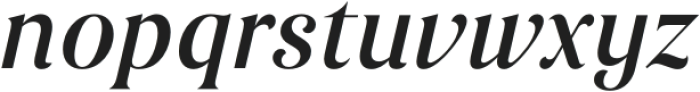 Dialecta Display Medium Italic otf (500) Font LOWERCASE