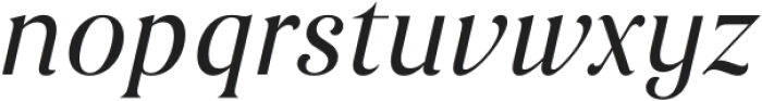 Dialecta Display Regular Italic otf (400) Font LOWERCASE