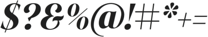 Dialecta Display SemiBold Italic otf (600) Font OTHER CHARS