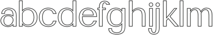 Diamend Outline otf (400) Font LOWERCASE