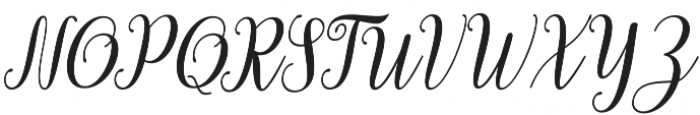 Diamond Italic otf (400) Font UPPERCASE