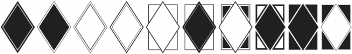 Diamond Monogram Frame otf (400) Font OTHER CHARS