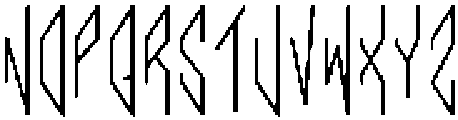 Diamond Monogram Left otf (400) Font UPPERCASE