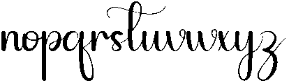 Diamond Regular otf (400) Font LOWERCASE