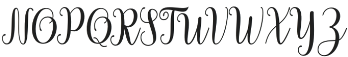 Diamond Regular otf (400) Font UPPERCASE