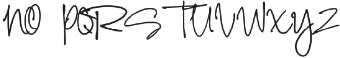 Diamond Signature Regular otf (400) Font UPPERCASE