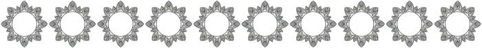 Diamond mandala monogram otf (400) Font OTHER CHARS