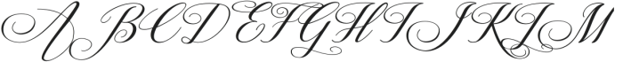 Diana Romance Italic otf (400) Font UPPERCASE