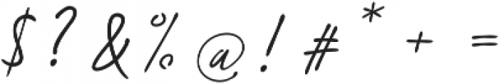 Diandra signature font otf (400) Font OTHER CHARS