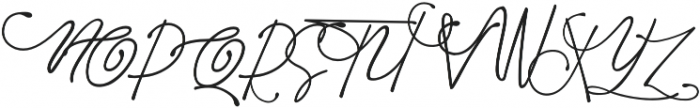 Diandra signature font otf (400) Font UPPERCASE