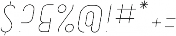 Dianna Light Italic otf (300) Font OTHER CHARS