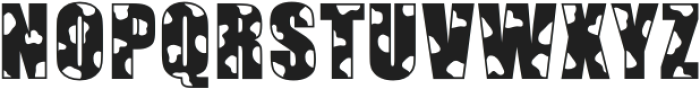 Diary Cow Regular otf (400) Font UPPERCASE